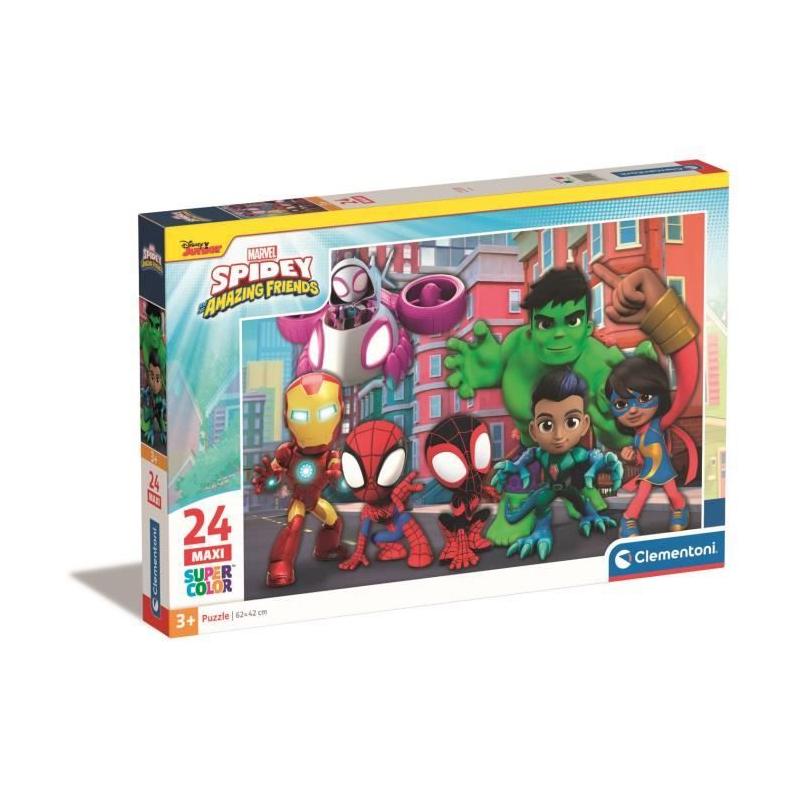 Puzzle 24 pièces Maxi Spidey et ses amis - CLEMENTONI