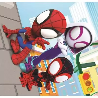 Puzzle 3x48 pièces Spidey et ses amis super-pouvoirs Puzzle 3x48 pièces Spidey et ses amis super-pouvoirs