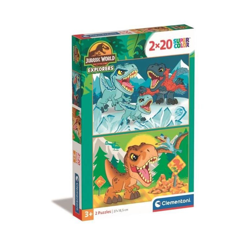 Puzzle CLEMENTONI - 2x20 pièces - Jurassic World