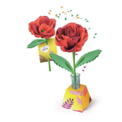 Puzzle CLEMENTONI - Crée tes fleurs - Rose