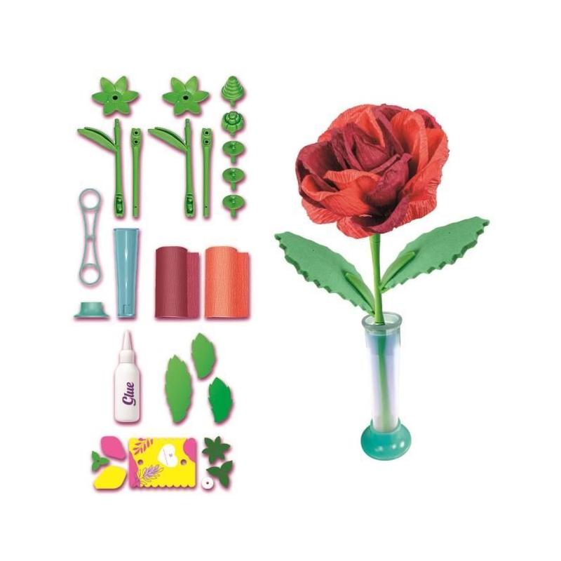 Puzzle CLEMENTONI - Crée tes fleurs - Rose