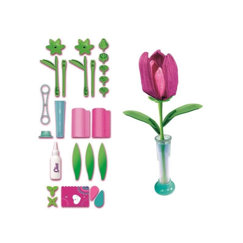 Puzzle CLEMENTONI - Crée tes fleurs - Tulipe