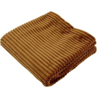 Couverture boudoir douce et chaude - DOMIVA - Caramel - 75 x 100 cm