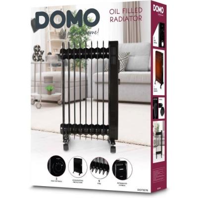 Radiateur à bain d'huile 2000W DOMO DO7327R - Noir