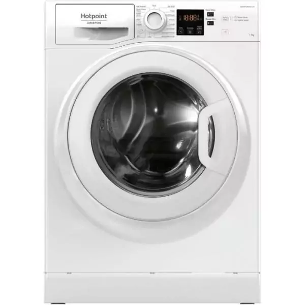 Lave-linge hublot HOTPOINT NS11469FWKFR - 11 kg - Induction - L60cm - 1400 trs/min - Classe A - Blanc