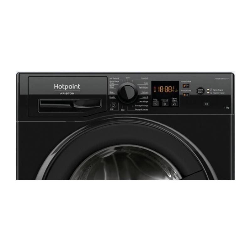 Lave-linge hublot HOTPOINT Noir 11 kg - Classe A