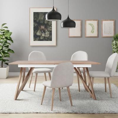 Table à manger extensible style scandinave - Sawyer L180 / 220 cm