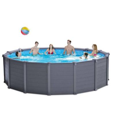 Kit Piscine Graphite 4,78 x 1,24 m - Intex: Plongez dans le luxe!