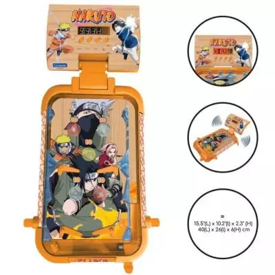 Flipper électronique de table Naruto: sons, lumières et affichage score