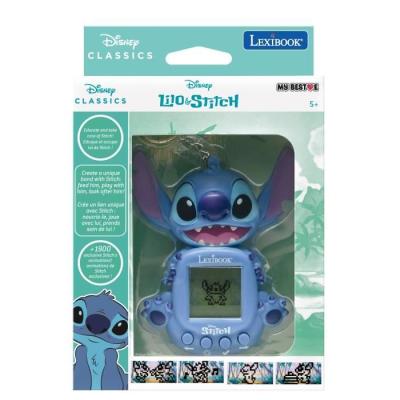 LEXIBOOK Mon compagnon virtuel Stitch, console de jeu Disney