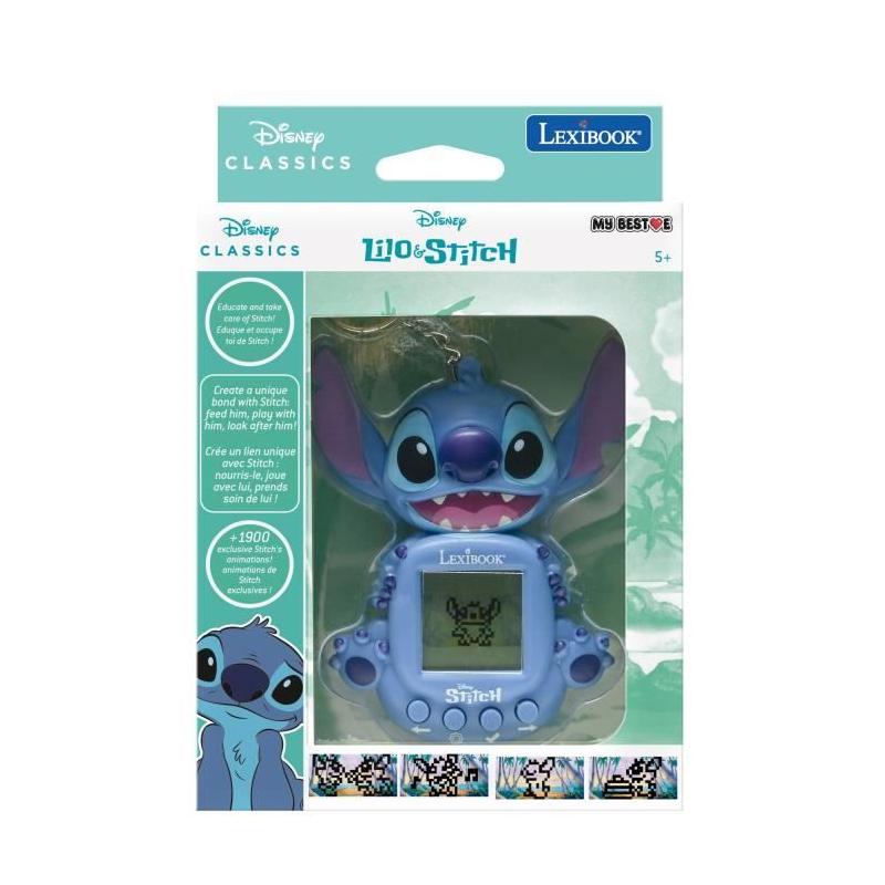 LEXIBOOK Mon compagnon virtuel Stitch, console de jeu Disney