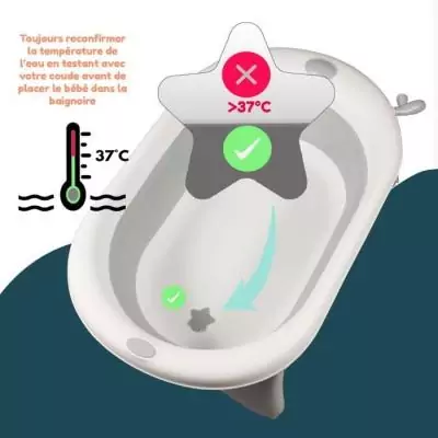 Baignoire Looping pliante - Compacte et pratique