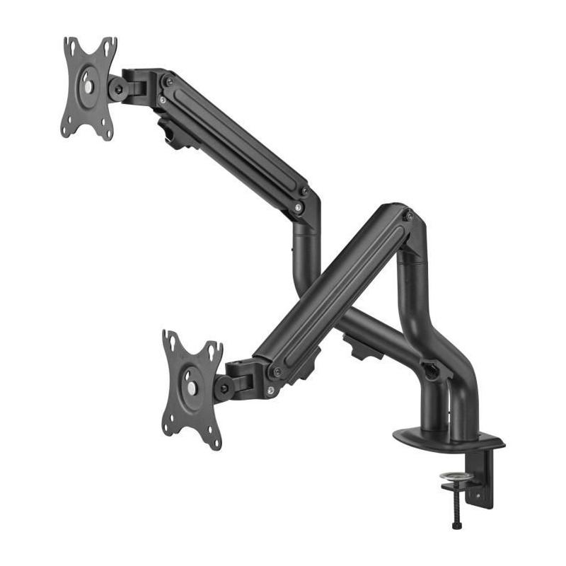 Bras articulés double OPLITE MT10 Noir - Ergonomique et réglable