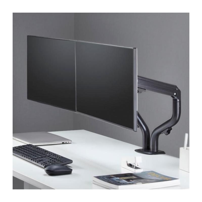 Bras articulés double OPLITE MT10 Noir - Ergonomique et réglable