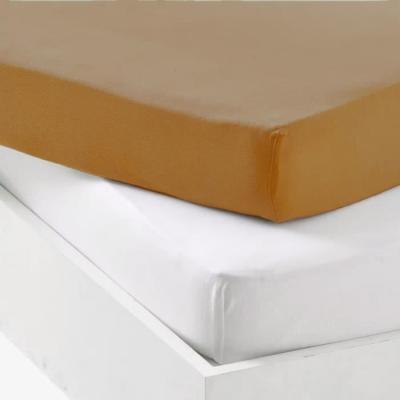 Ensemble Lot 1 alèse + 1 drap housse - P'TIT DODO - 70 x 140 cm - Blanc / Caramel