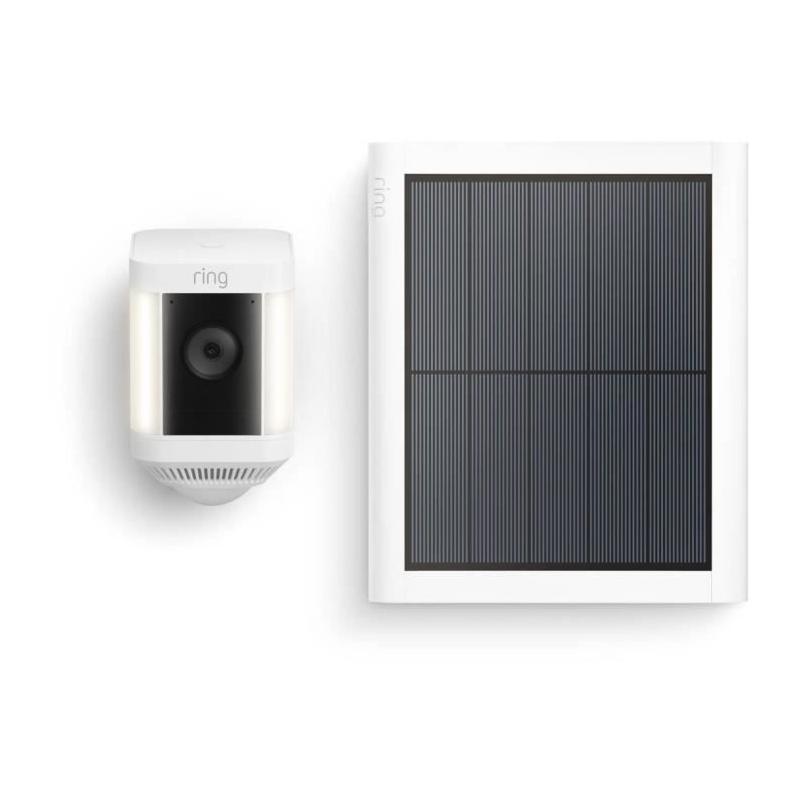 Caméra de Surveillance Connectée RING Spotlight Plus Plug-in Blanc UE