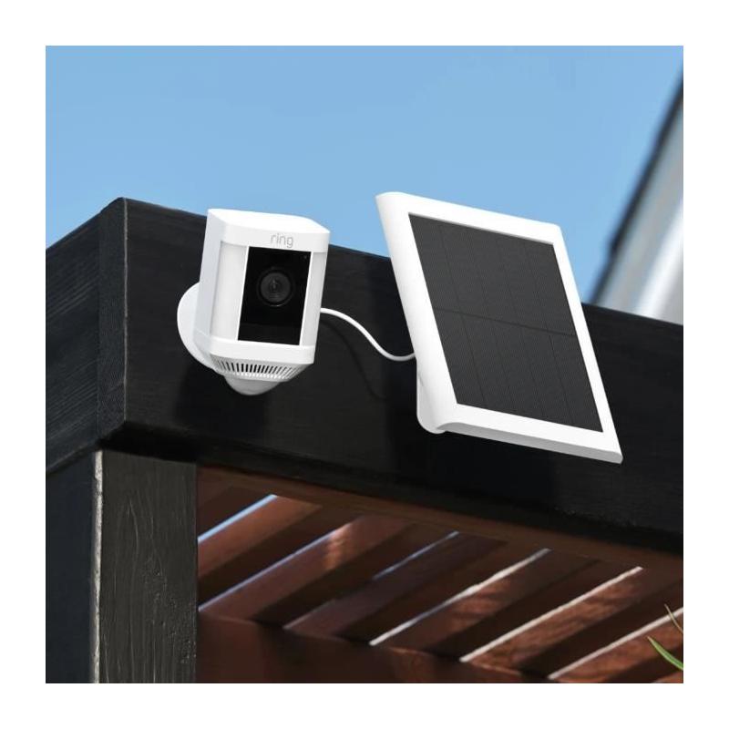 Caméra de Surveillance Connectée RING Spotlight Plus Plug-in Blanc UE