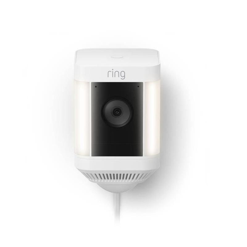 Caméra de Surveillance Connectée RING Spotlight Plus Plug-in Blanc UE