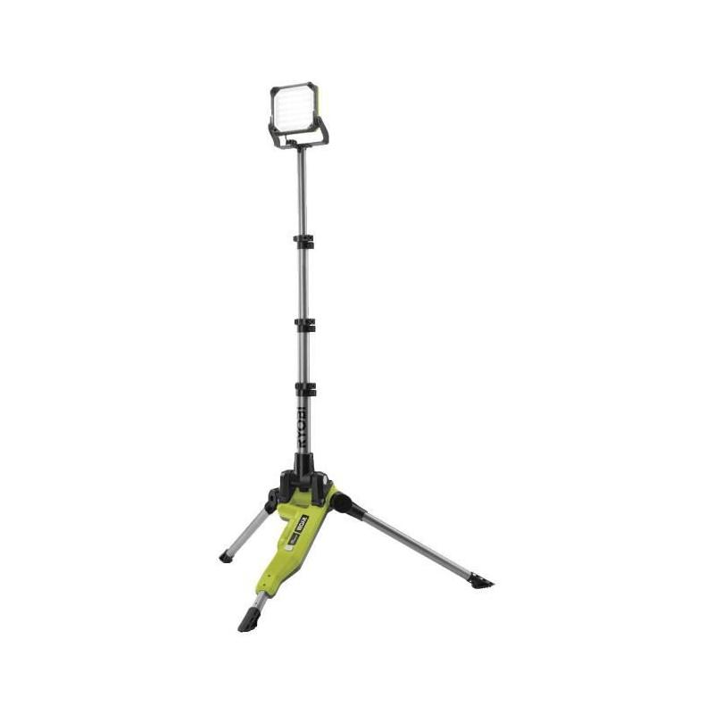 Projecteur LED sur trépied 18V ONE+ RYOBI - Éclairage puissant ajustable