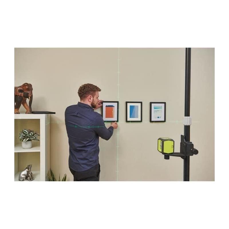 Niveau laser vert RYOBI 15m - Précision +/- 0,5mm