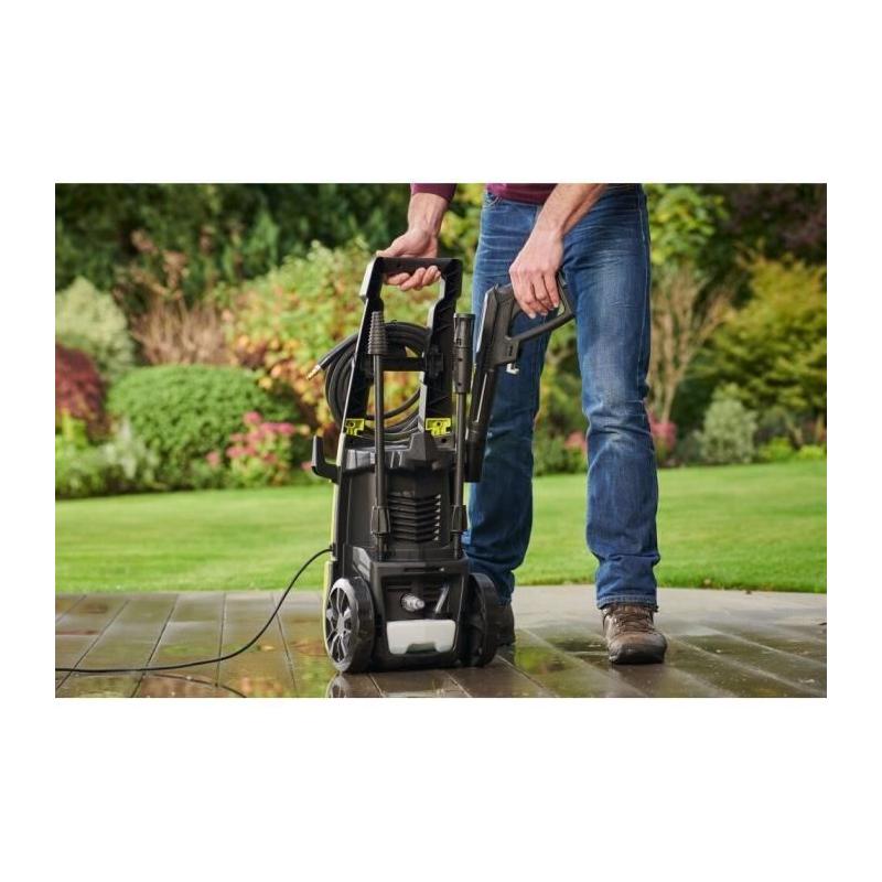 Nettoyeur haute pression RYOBI - 1600W 130 bars - 420L - polyvalent
