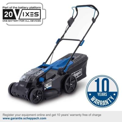 Tondeuse sans fil 43cm + mulching + ramassage - SCHEPPACH 20V IXES