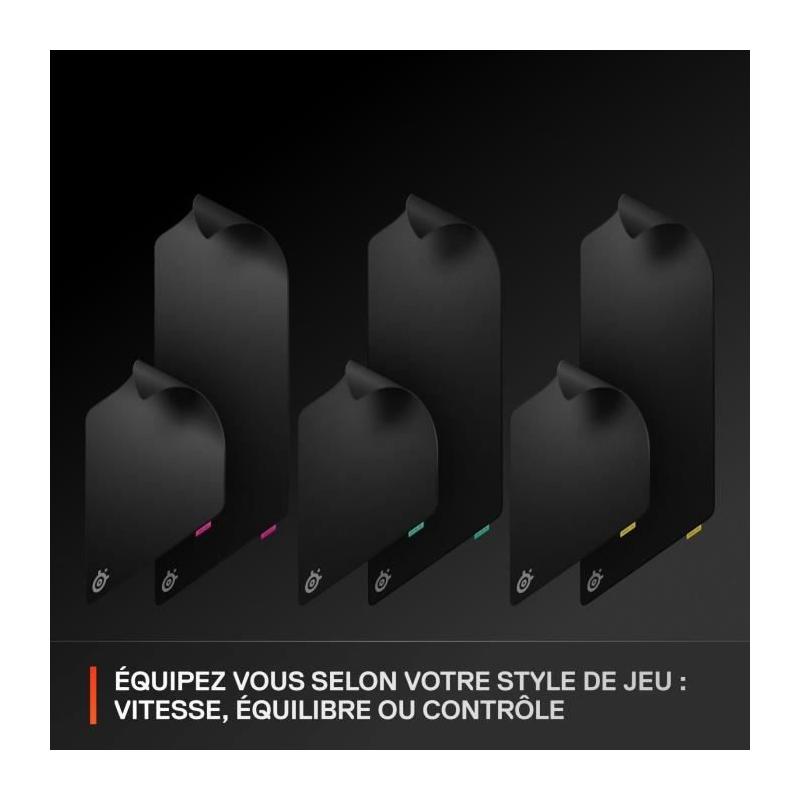 Tapis de souris gaming SteelSeries QcK Performance L - Équilibre optimal