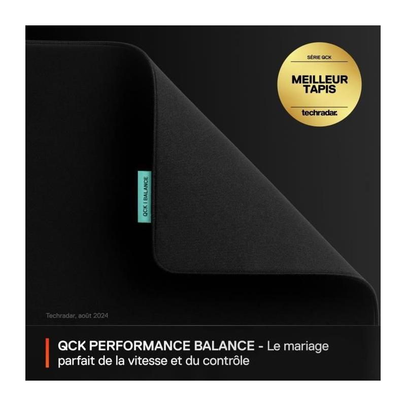 Tapis de souris gaming SteelSeries QcK Performance L - Équilibre optimal