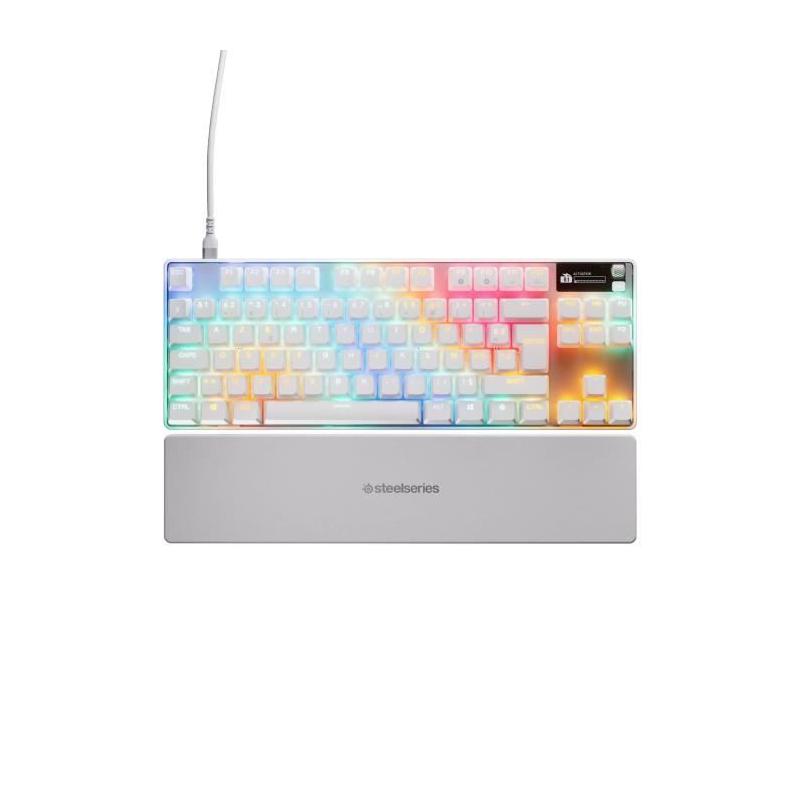 Clavier gaming Steelseries Apex Pro TKL Gen 3 Blanc
