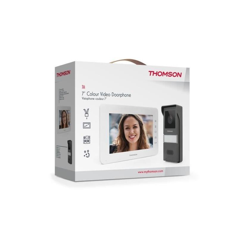 Visiophone THOMSON 2 fils couleur 7" Double commande Tili