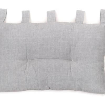 Tete de lit - CHARME Chambray x Slub Capucine - 45 x 70 cm