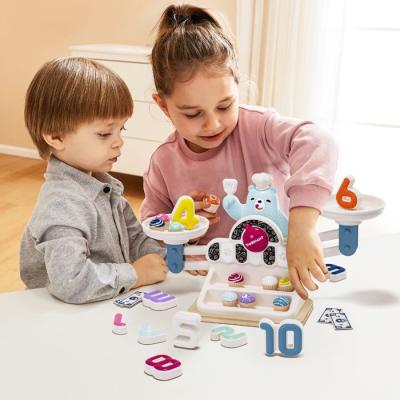 Balance mathématique Yummy Bear: Jeu éducatif pour enfants de 3 ans