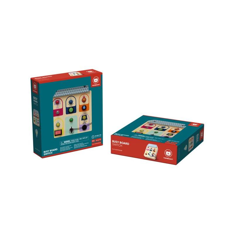Interrupteur Busy Board: Jouet éducatif pour manipuler dès 36 mois