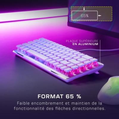 Clavier gaming Turtle Beach - Vulcan II Mini Blanc