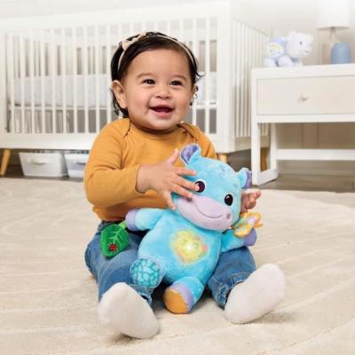 Doudou interactif VTECH THÉO, MON HIPPO CALIN (BOUTEILLES PLASTIQUE RECYCLÉES)