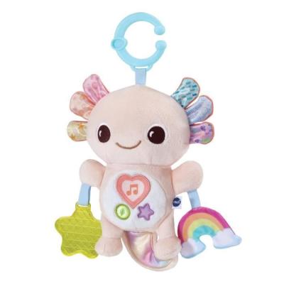 Doudou Musical Vtech Eliott Bébé Axolotl (Recyclage Bouteilles)