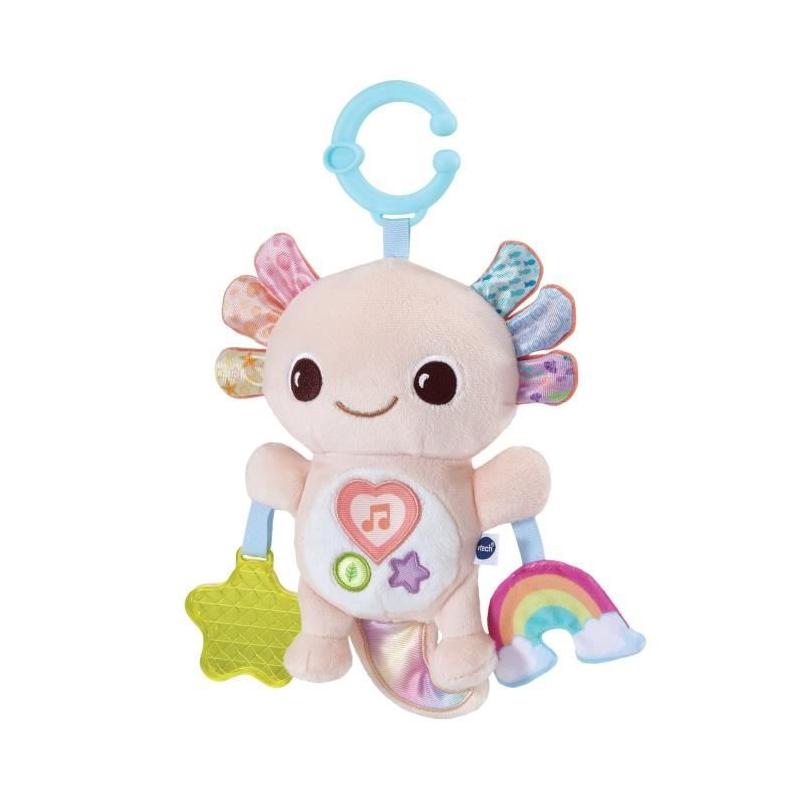 Doudou Musical Vtech Eliott Bébé Axolotl (Recyclage Bouteilles)