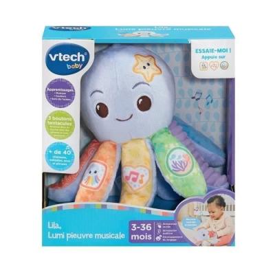 Doudou musical VTECH Lila la Pieuvre : jouet enchanteur