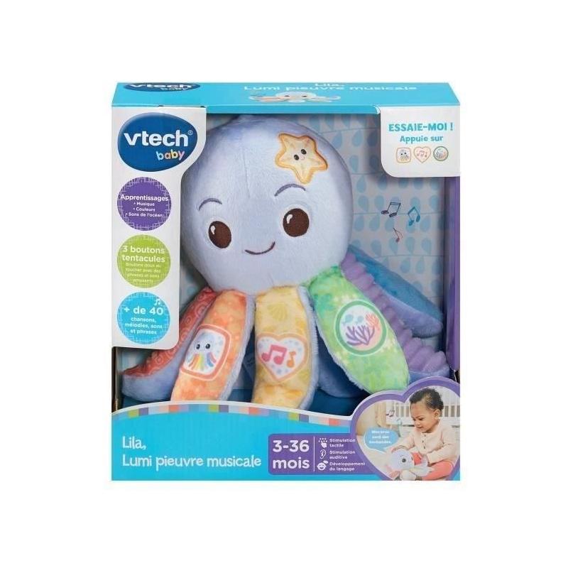 Doudou musical VTECH Lila la Pieuvre : jouet enchanteur