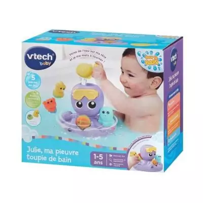 Découvrez VTECH JULIE, la pieuvre tourbillon de bain pour bébé