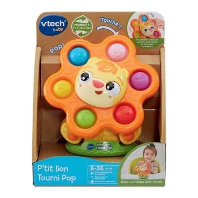 Découvrez le VTECH P'TIT LION TOURNI POP en plastique recyclé!
