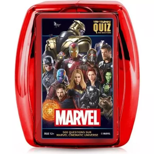 Quiz Marvel cinématic universe 500 questions, Jeu de société de question réponses, Des 8 ans