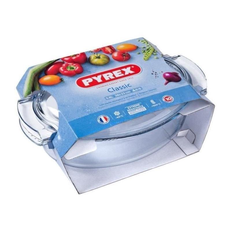 Plat pour four Ovale en verre borosilicate - 38 x 23 cm