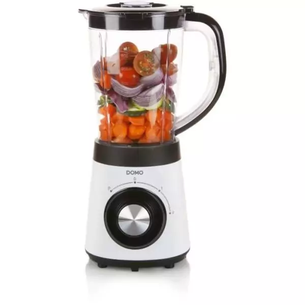 Blender - Mixeur - DOMO - DO9203BL - 500 W - 1,5 L - Gris