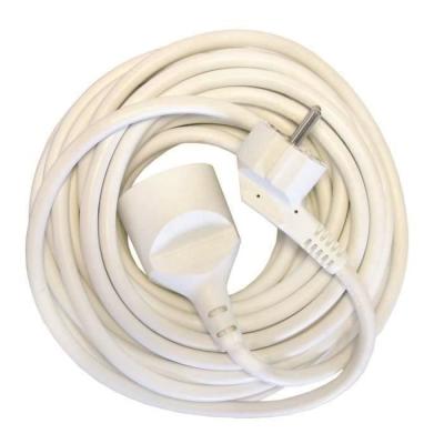 CHACON Rallonge électrique 1,5 m blanc - 3x1,5 mm2