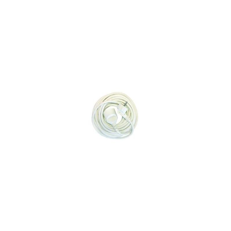CHACON Rallonge électrique 1,5 m blanc - 3x1,5 mm2