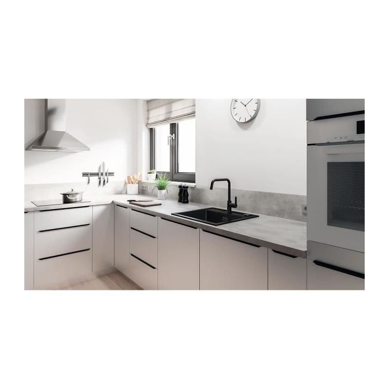 Robinet de cuisine noir mat - GROHE Start - Rotation 150°