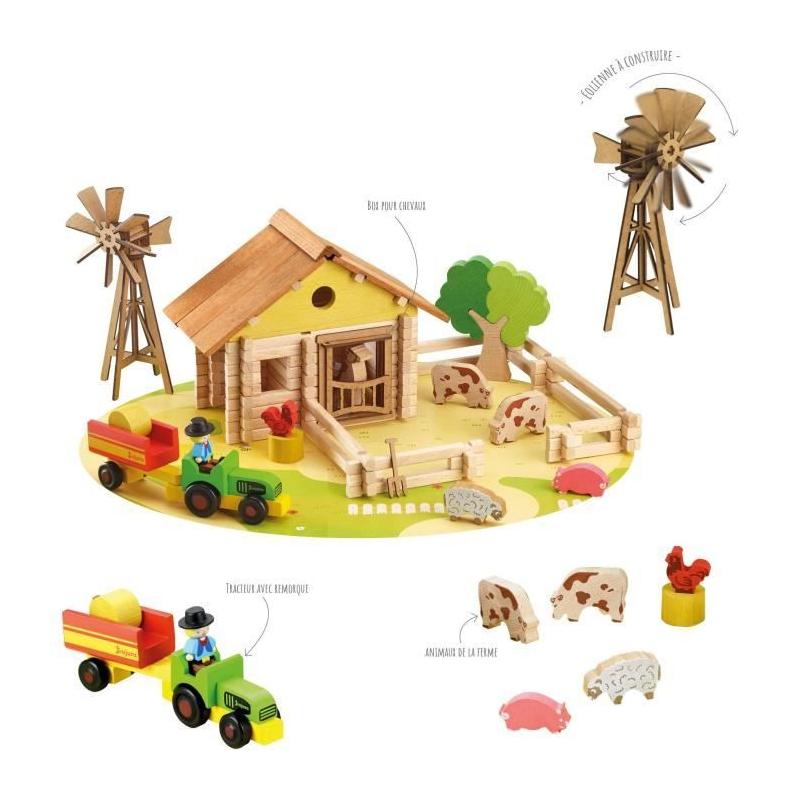 Construisez votre ferme en bois avec Jeujura!