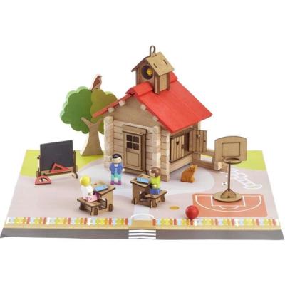 Construisez votre village avec ce jeu de 125 pièces JEUJURA !