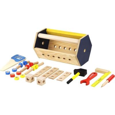 Caisse à outils en bois - JEUJURA pour bricoleurs en herbe